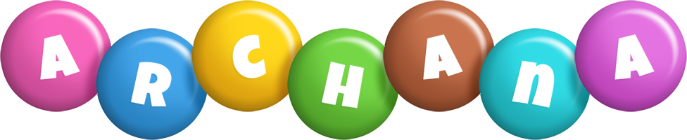 Archana LOGO * Create Custom Archana logo * Candy STYLE *