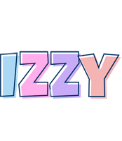 Izzy LOGO * Create Custom Izzy logo * Pastel STYLE