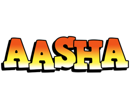 Aasha sunset logo