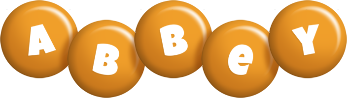 Abbey candy-orange logo