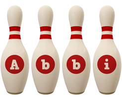 Abbi bowling-pin logo