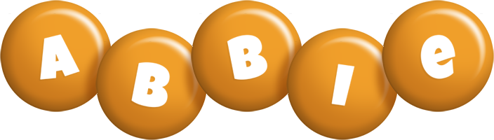 Abbie candy-orange logo