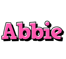 Abbie girlish logo