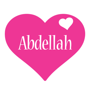 Abdellah love-heart logo