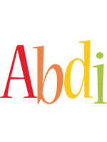 Abdi birthday logo