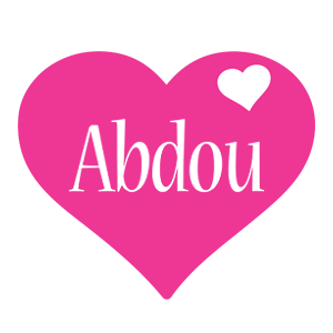 Abdou love-heart logo