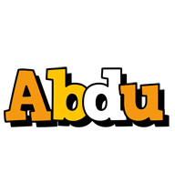 Abdu cartoon logo