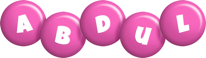 Abdul candy-pink logo