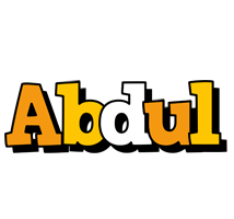Abdul cartoon logo