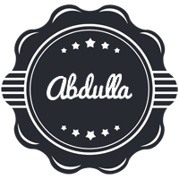 Abdulla badge logo