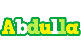 Abdulla soccer logo
