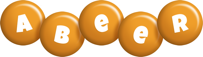 Abeer candy-orange logo