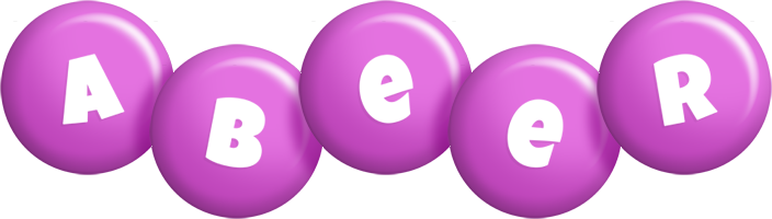 Abeer candy-purple logo