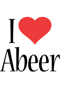 Abeer i-love logo