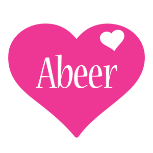 Abeer love-heart logo