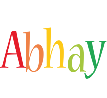 Abhay birthday logo