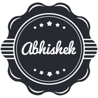 Abhishek badge logo
