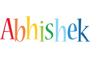 Abhishek birthday logo