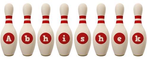 Abhishek bowling-pin logo