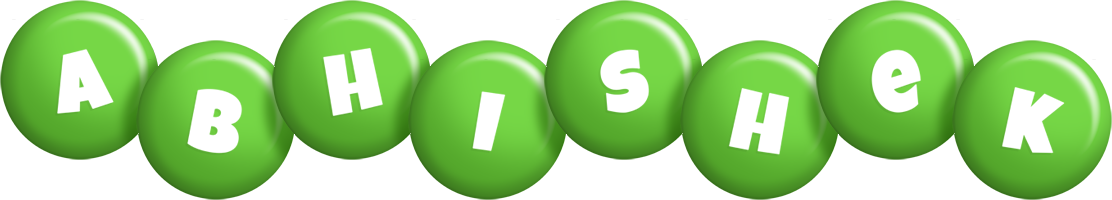 Abhishek candy-green logo