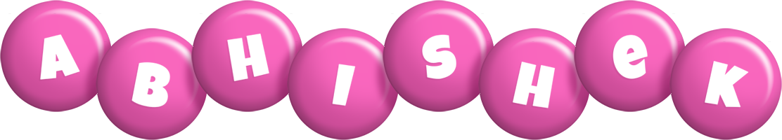 Abhishek candy-pink logo