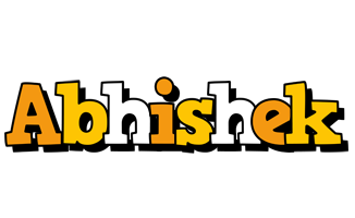 Abhishek cartoon logo