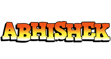 Abhishek sunset logo