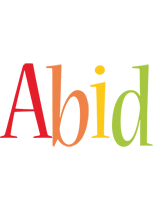 Abid birthday logo