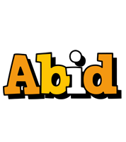 Abid cartoon logo