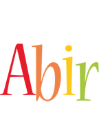 Abir birthday logo