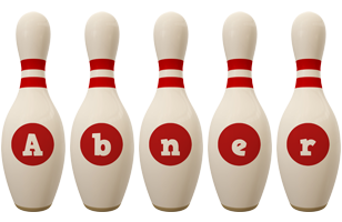 Abner bowling-pin logo
