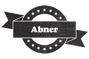 Abner grunge logo