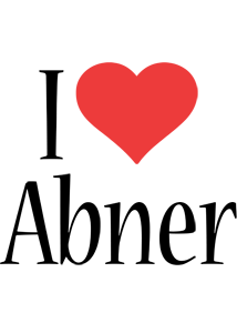 Abner i-love logo