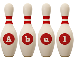 Abul bowling-pin logo