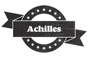 Achilles grunge logo