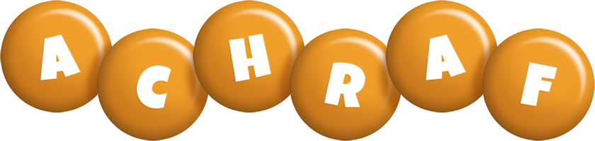 Achraf candy-orange logo