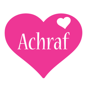 Achraf love-heart logo