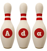 Ada bowling-pin logo