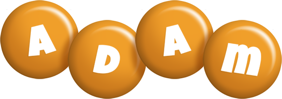 Adam candy-orange logo