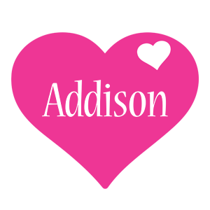 Addison love-heart logo