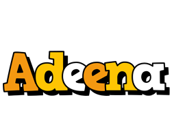 Adeena cartoon logo