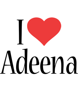 Adeena i-love logo