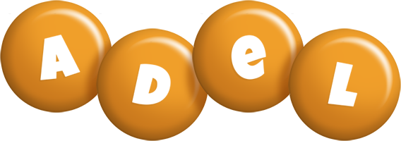 Adel candy-orange logo