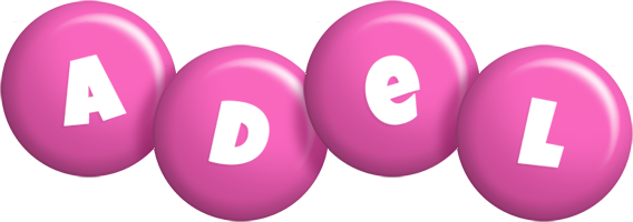 Adel candy-pink logo