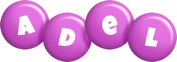 Adel candy-purple logo