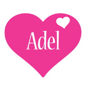 Adel love-heart logo
