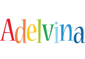 Adelvina birthday logo