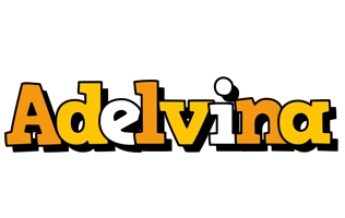 Adelvina cartoon logo