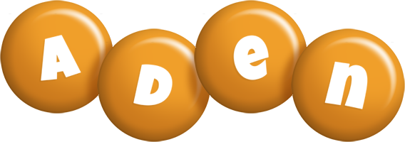 Aden candy-orange logo