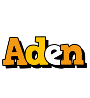 Aden cartoon logo
